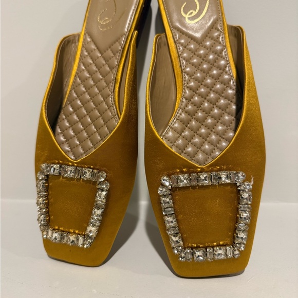 Sam Edelman Shoes - Brand new - Sam Edelman Gold Lavina Shoes with Crystal embellishments- gorgeous!